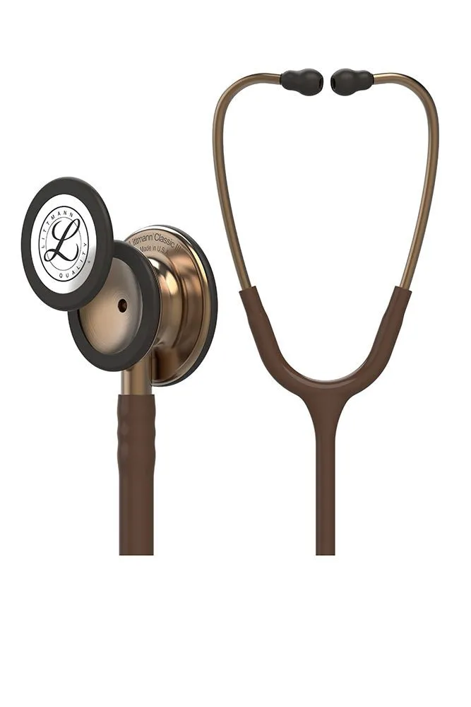 3M™ Littmann® Classic III™ Stethoscope, Copper-Finish Chestpiece, Chocolate Tube, 27 inch, 5809