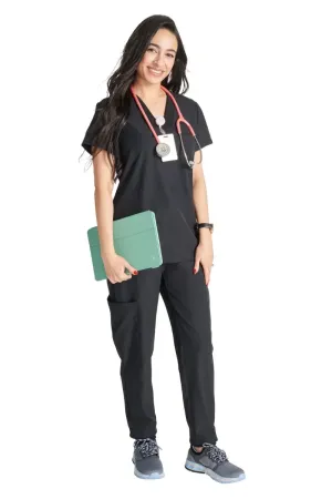 Allura Select Women's Scrub Set | Black