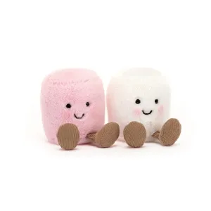 Amuseable Pink And White Marshmallows By Jellycat