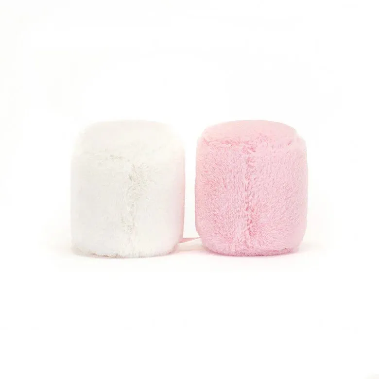 Amuseable Pink And White Marshmallows By Jellycat