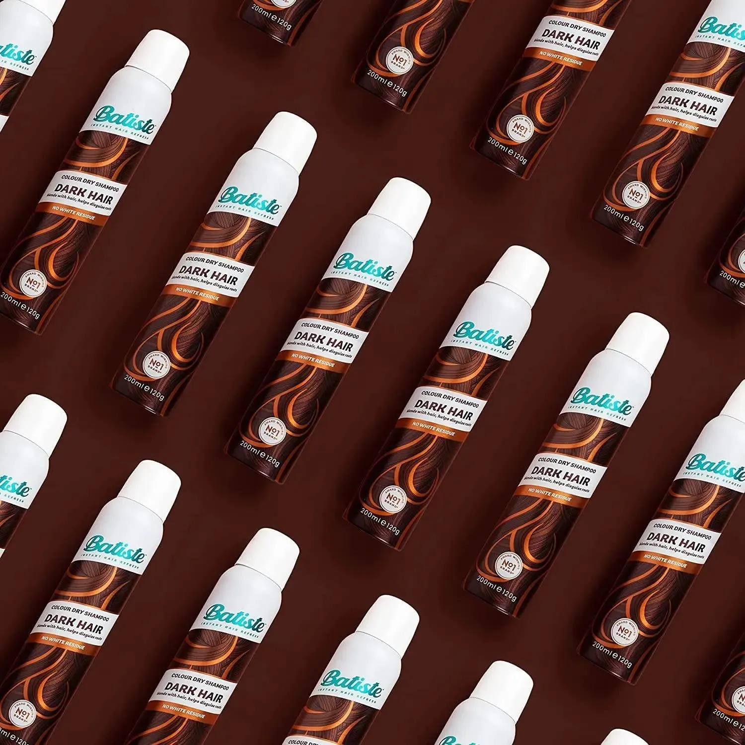 Batiste Dry Shampoo Dark & Deep Brown 200ml