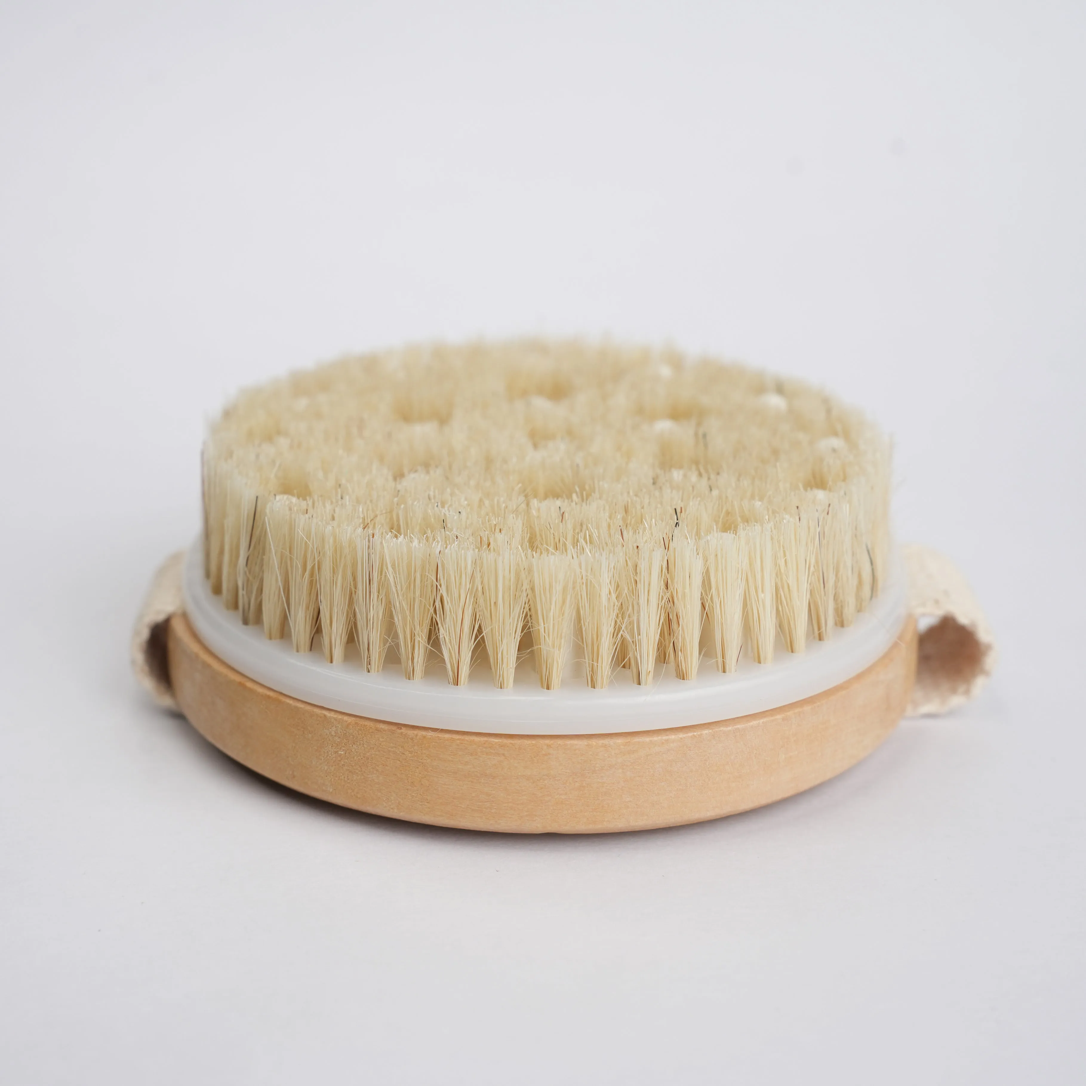 Beach Wood Body Scrubber Dry Brush | Round Shaped