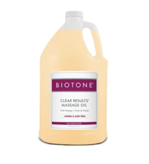 Biotone Clear Results Massage Oil, 1 Gallon