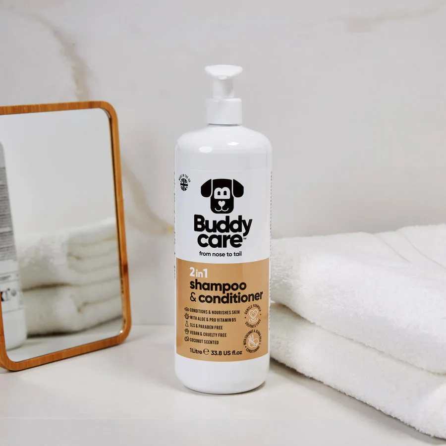 Buddycare | 2in1 Coconut Shampoo & Conditioner - 500ml