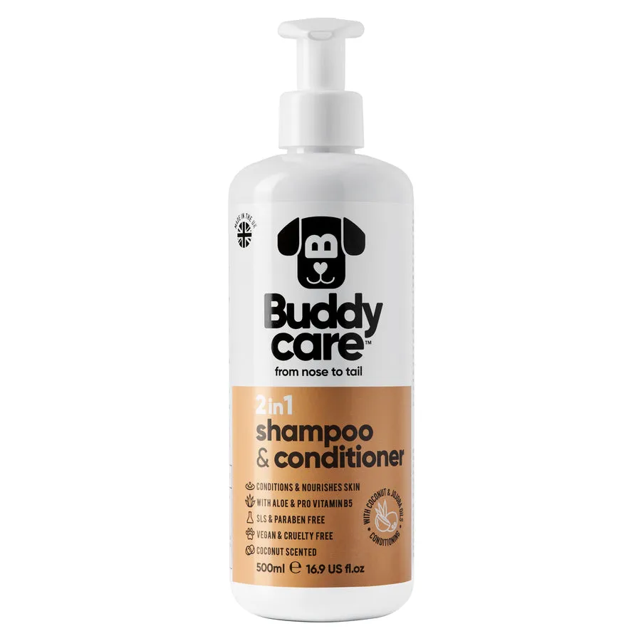 Buddycare | 2in1 Coconut Shampoo & Conditioner - 500ml