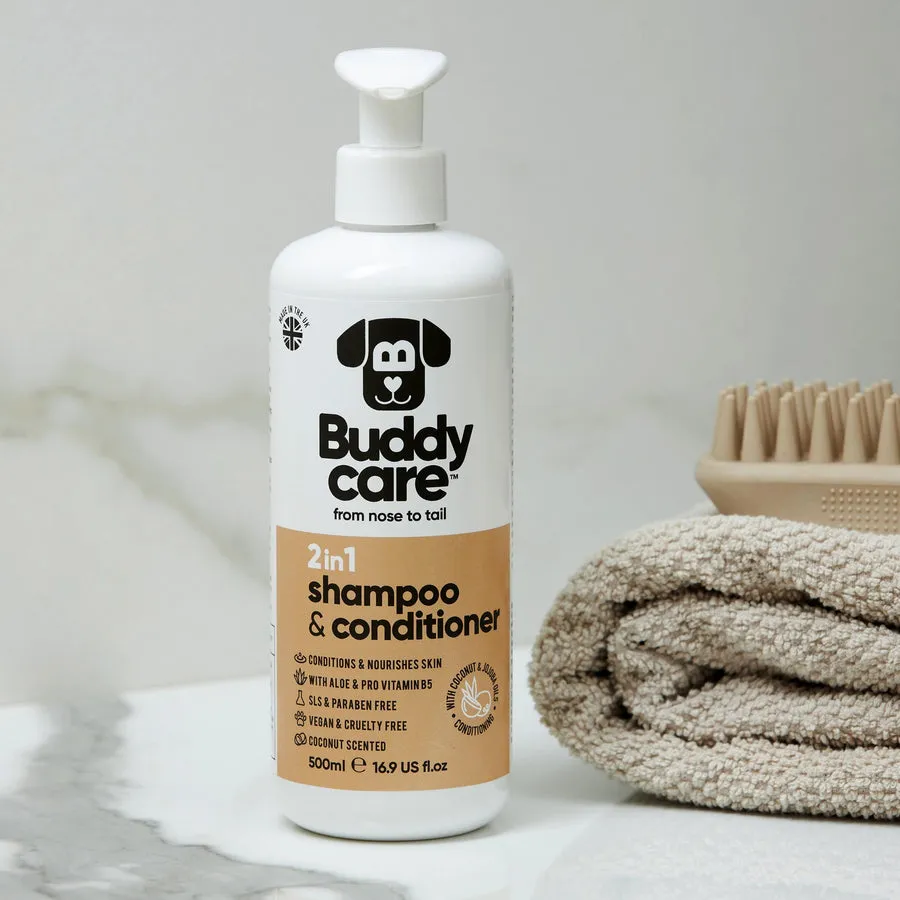 Buddycare | 2in1 Coconut Shampoo & Conditioner - 500ml