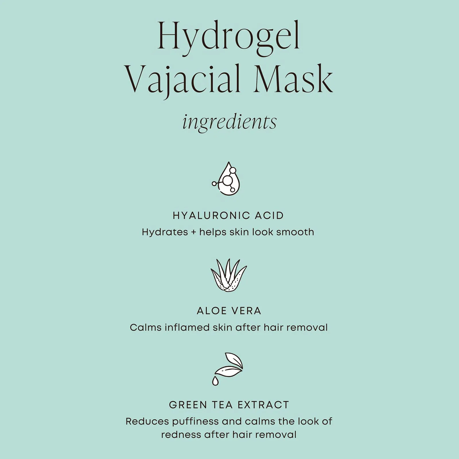 BushBalm: Hydrogel Vajacial Triangle Mask