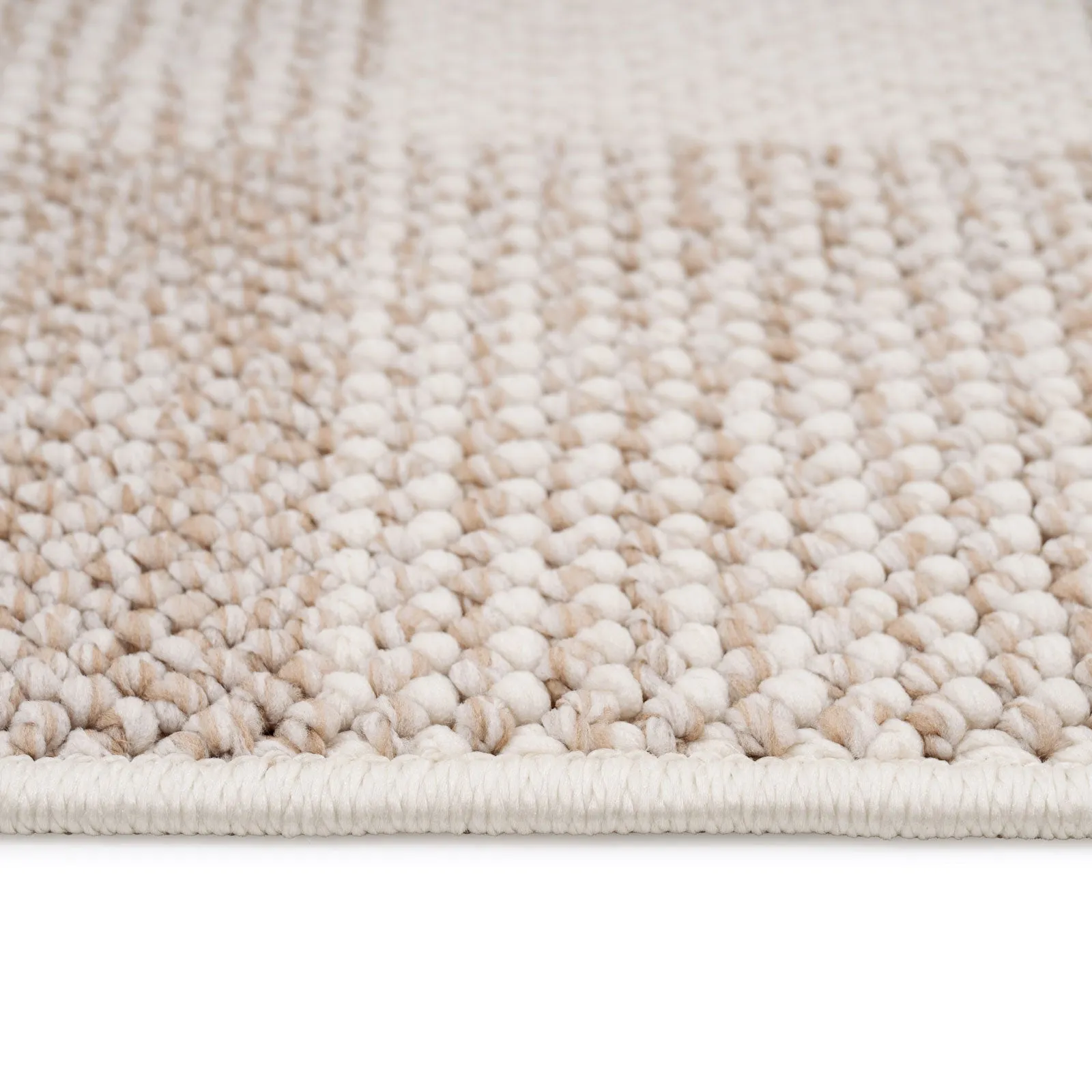 Chunky Beige Runner Rug - Etta