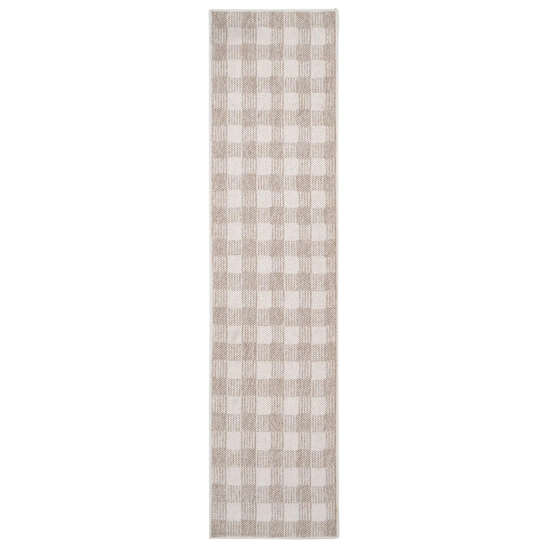 Chunky Beige Runner Rug - Etta