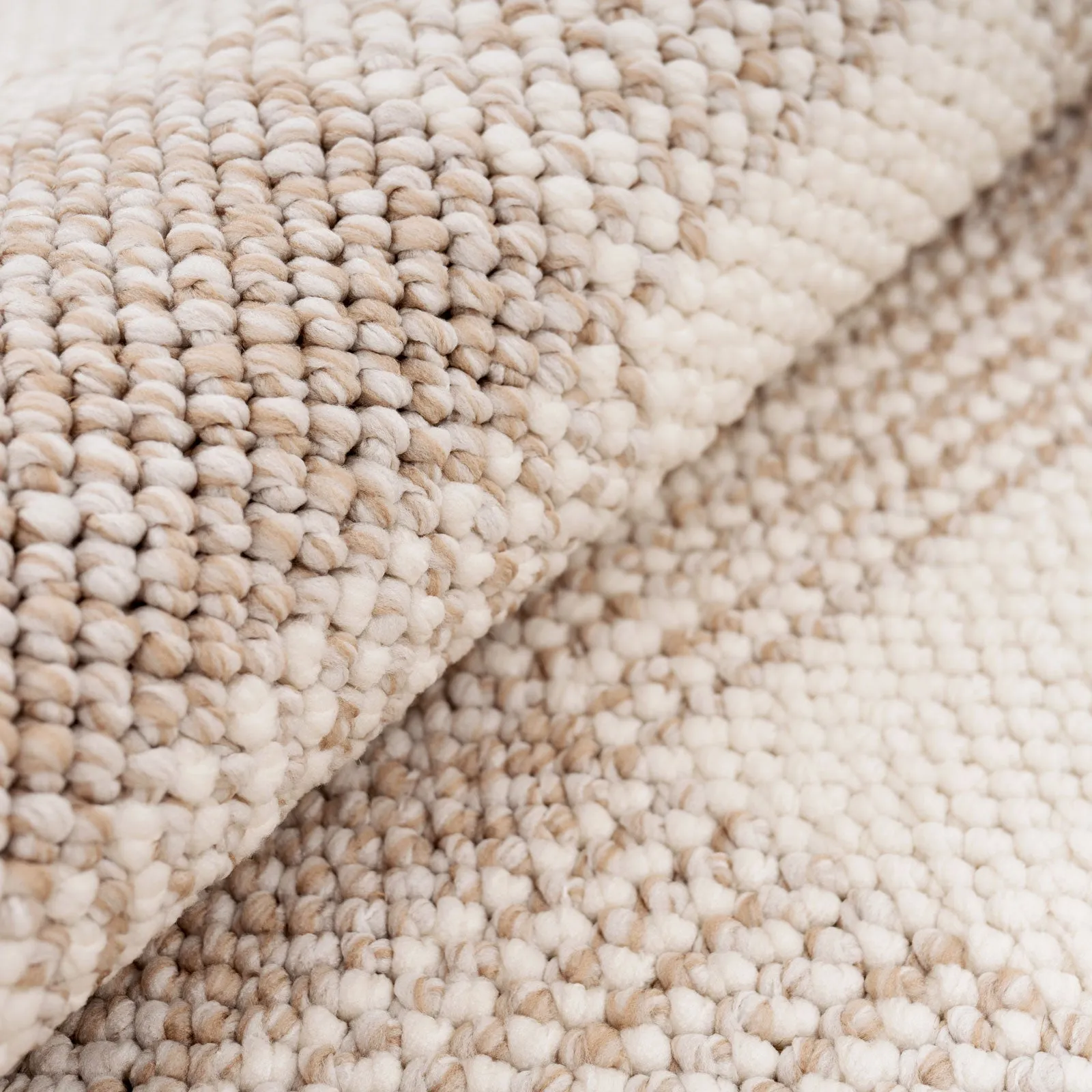 Chunky Beige Runner Rug - Etta