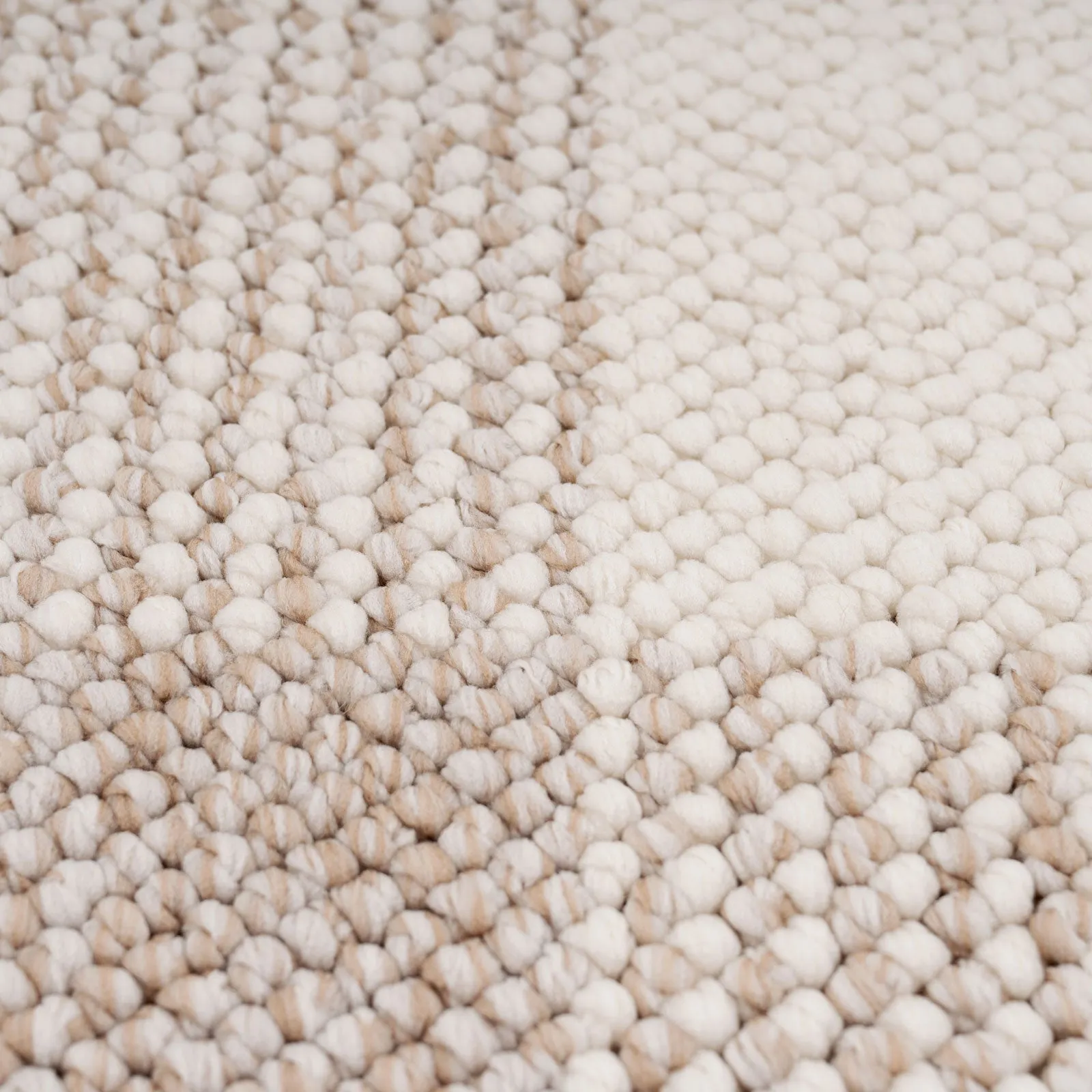 Chunky Beige Runner Rug - Etta