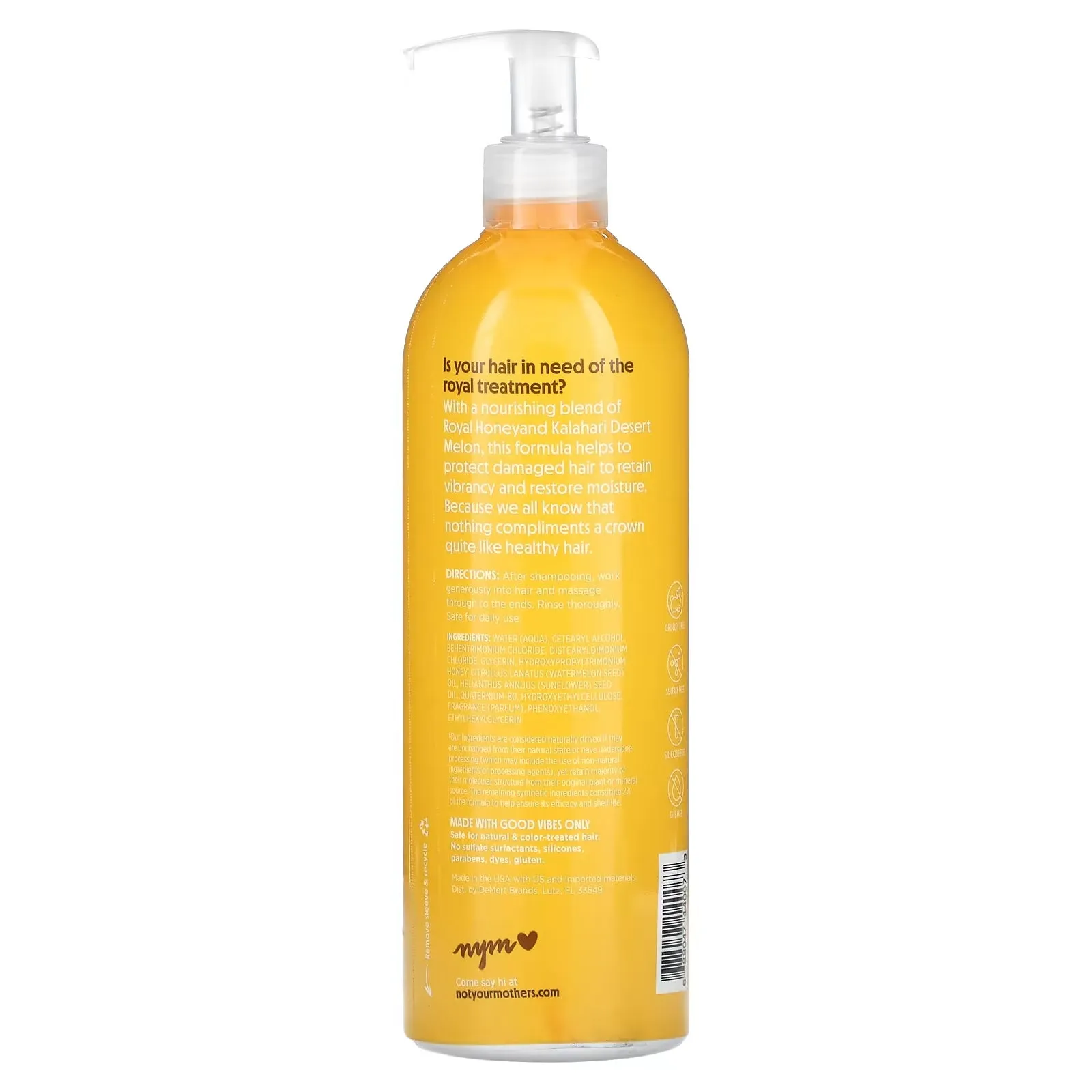 Conditioner Not Your Mother's Royal Honey & Kalahari Desert Melon, 450ml