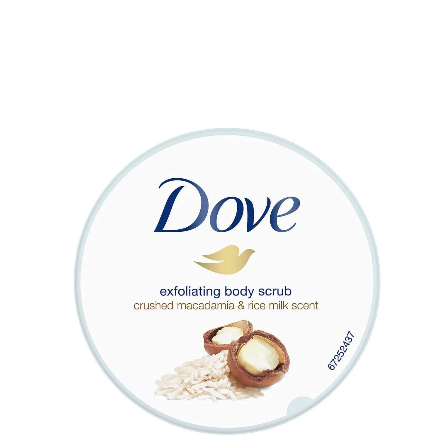 Dove Exfoliating Body Scrub Macadamia & Rice Milk 225ml