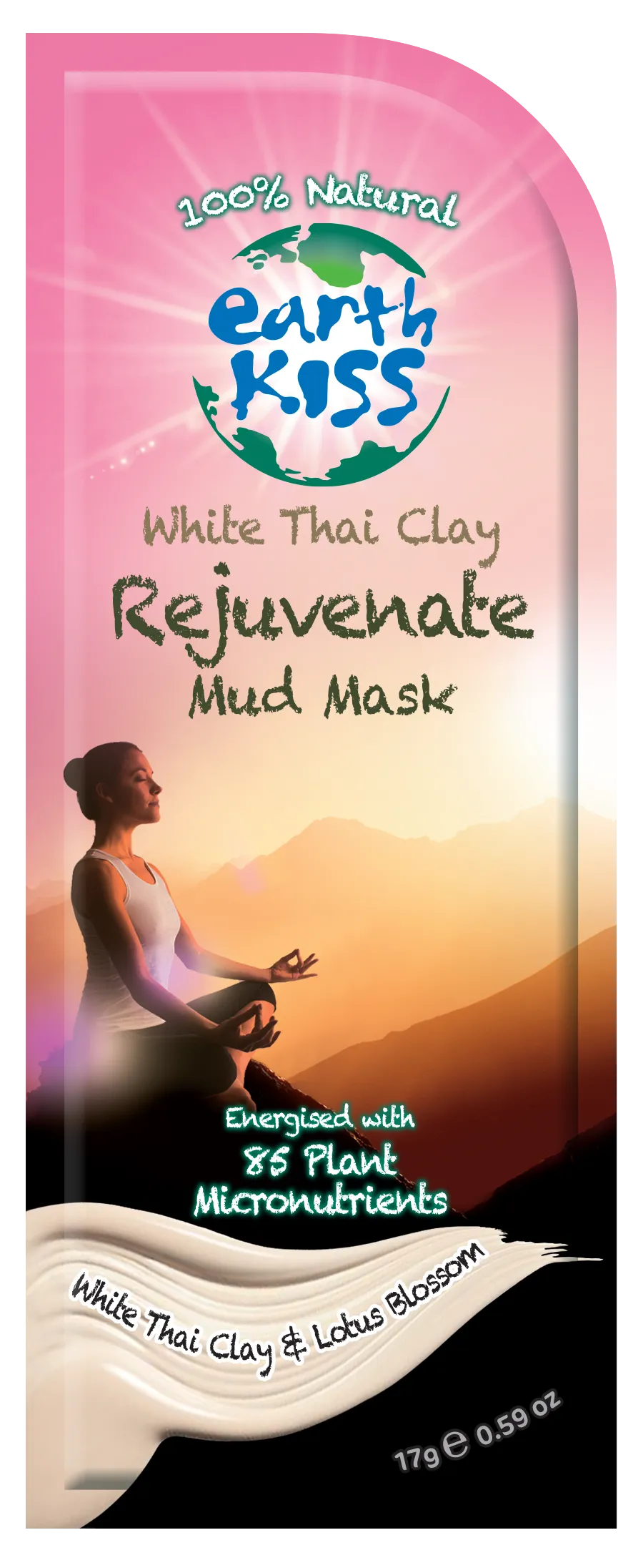 Earth Kiss White Thai Clay Skin Radiance and Rejuvenate Mud Mask