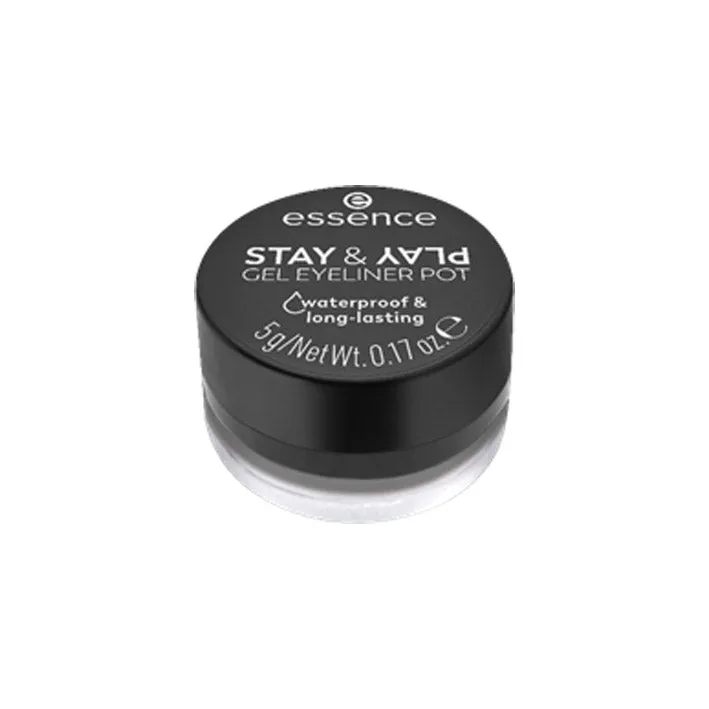 Essence Stay & Play Gel Eyeliner Pot 01 Black