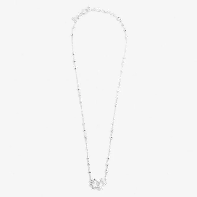 Forever Yours Good Luck Silver Plated 46cm   5cm Necklace 6717