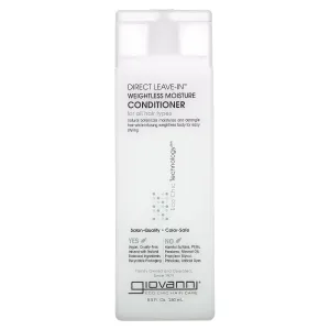 Giovanni, Direct Leave-In, leave-in, weightless conditioner for moisturizing hair for all hair types, 250 ml (8.5 fl oz)