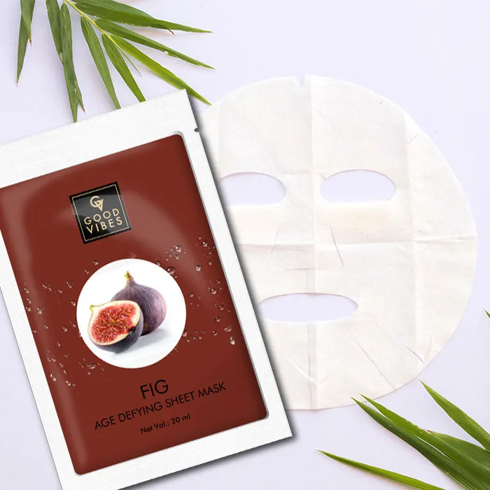 Good Vibes Age Defying Sheet Mask - Fig (20 ml)