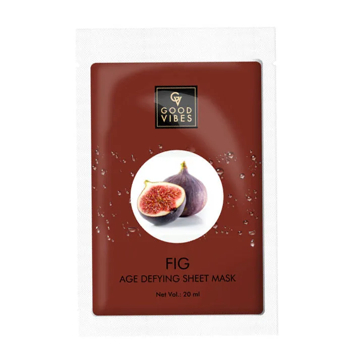 Good Vibes Age Defying Sheet Mask - Fig (20 ml)