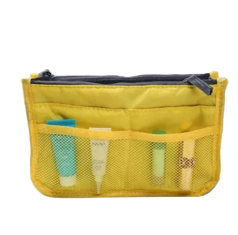 HANDBAG ORGANISER/INSERT NEON YELLOW