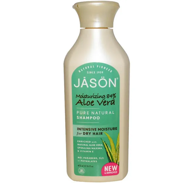 JASON - Moisturizing 84% Aloe Vera Shampoo - 16 fl. oz. (473 ml)