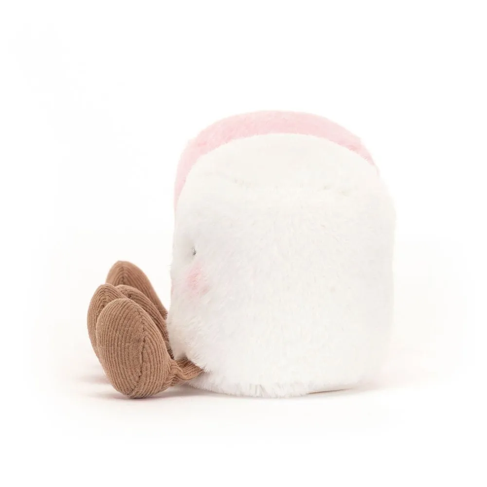 Jellycat Amusables Plush Toy - Pink and White Marshmallows