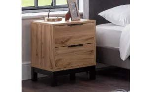 Julian Bowen Bali 2 Drawer Bedside