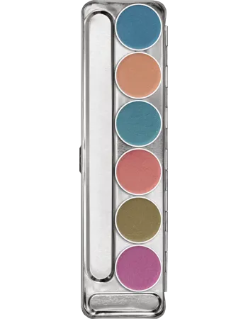 Kryolan Aquacolor Interferenz Palette 6 Colors