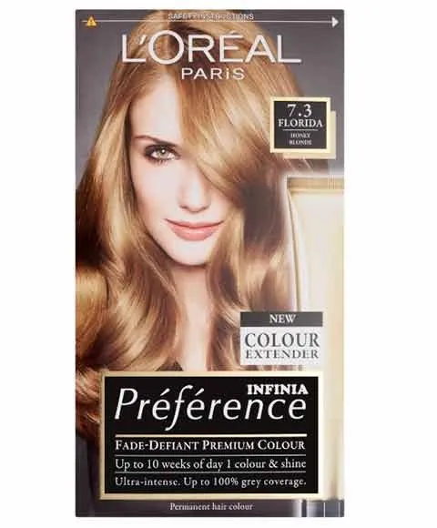 Loreal Paris Preference Infinia Permanent Color 7.3 Florida