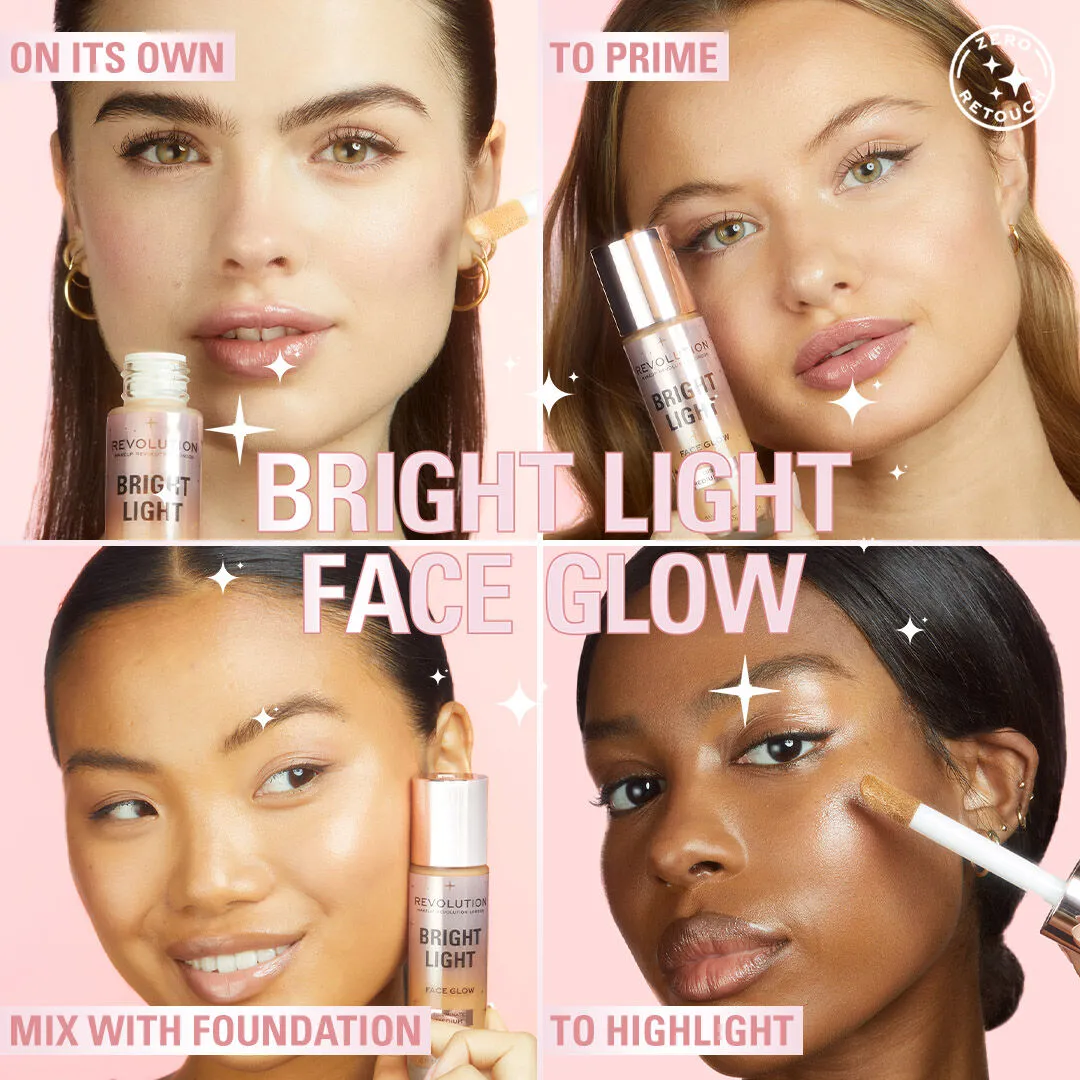 MAKEUP REVOLUTION Bright Light Face Glow - Gleam Light