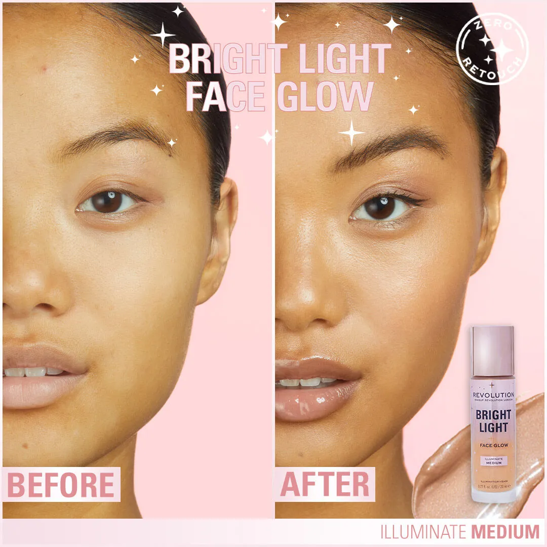 MAKEUP REVOLUTION Bright Light Face Glow - Illuminate Medium