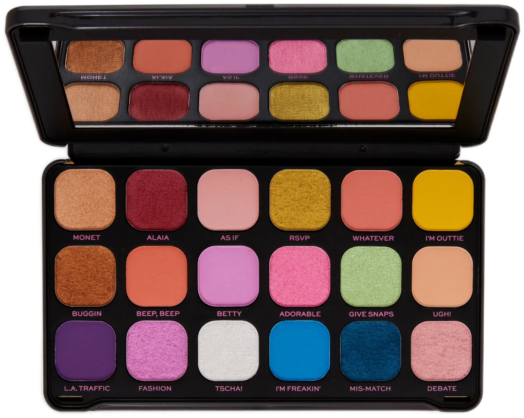 MAKEUP REVOLUTION X Clueless VCR As If Forever Flawless Eyeshadow Palette