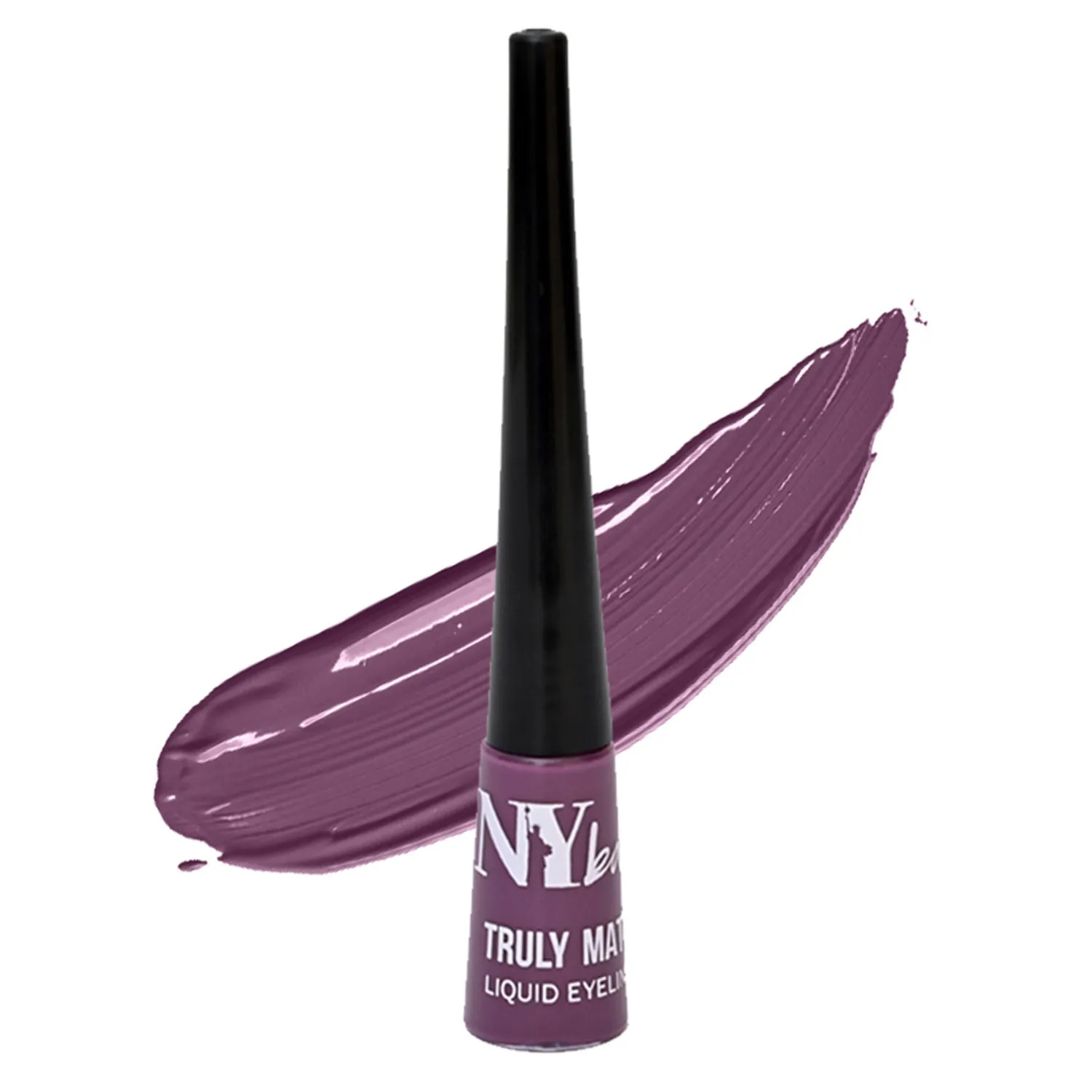 NY Bae Truly Matte Liquid Eyeliner - Popular Plum (4.5 ml) | Matte Finish | Super Pigmented | Long lasting | Quick Drying | Waterproof