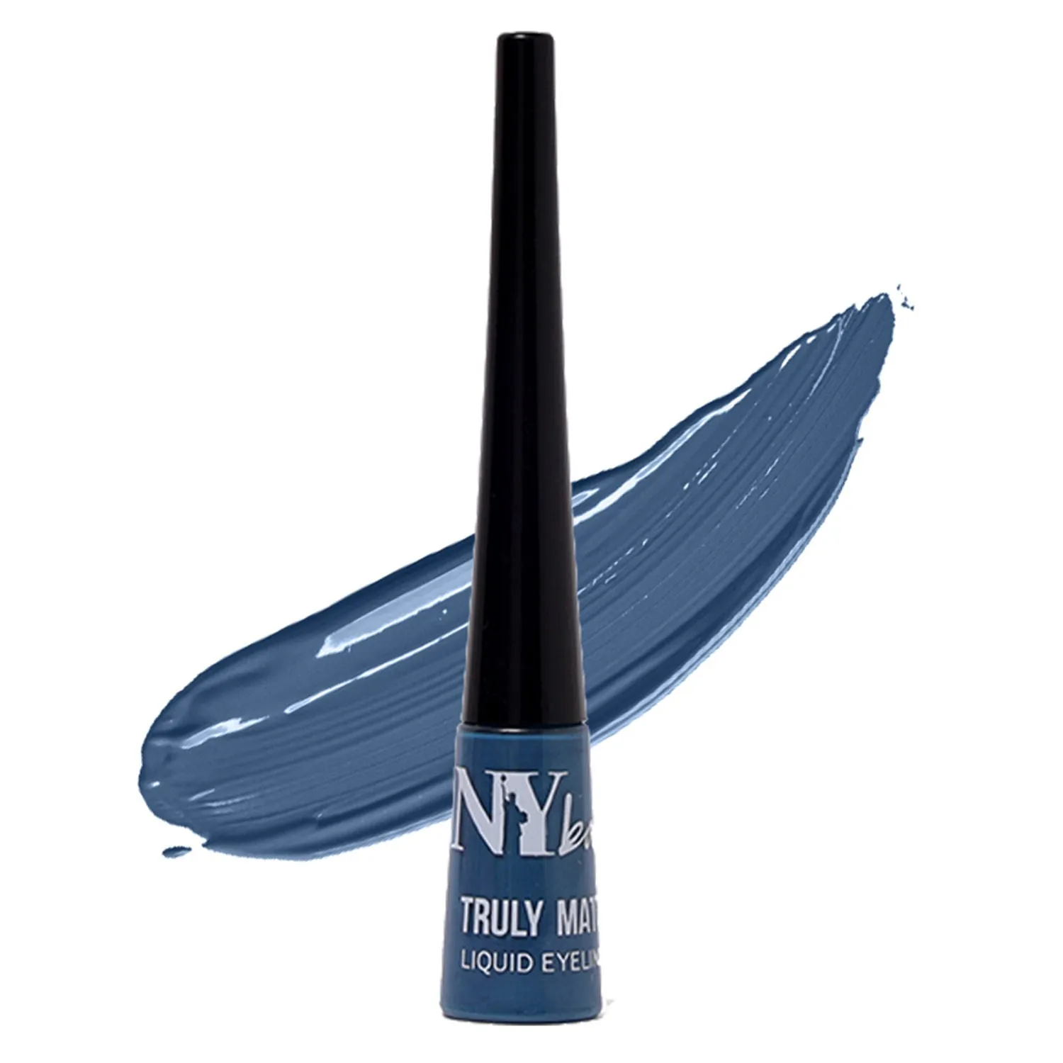 NY Bae Truly Matte Liquid Eyeliner | Teal Blue | Matte Finish | Long Lasting | Quick Dry | Water Proof - Terrific Teal 10 (4.5 ml)