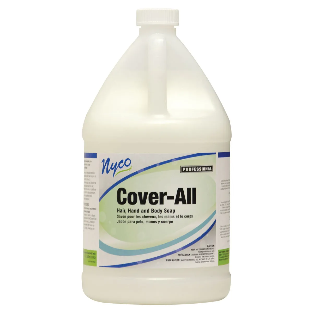 Nyco® 'Cover-All' Lotionized Hair, Hand & Body Soap (1 Gallon Bottles) - Case of 4