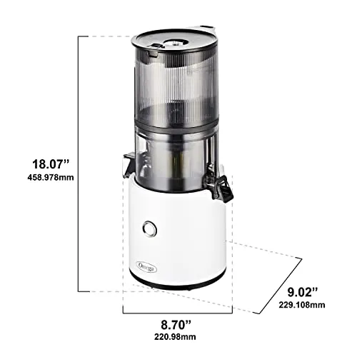 Omega: Batch Juicer - 60-Second Memory Feature, 68oz capacity