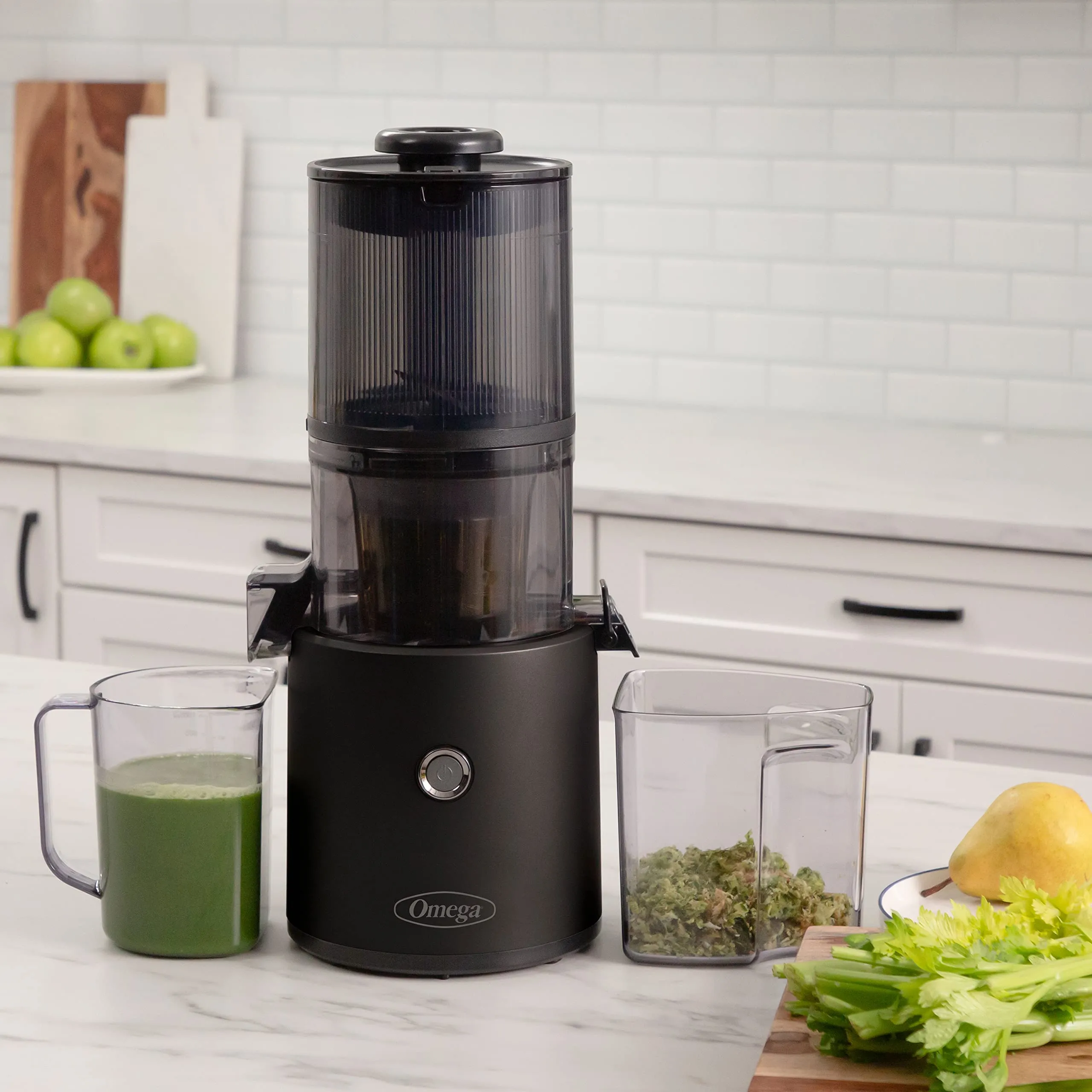 Omega: Batch Juicer - 60-Second Memory Feature, 68oz capacity