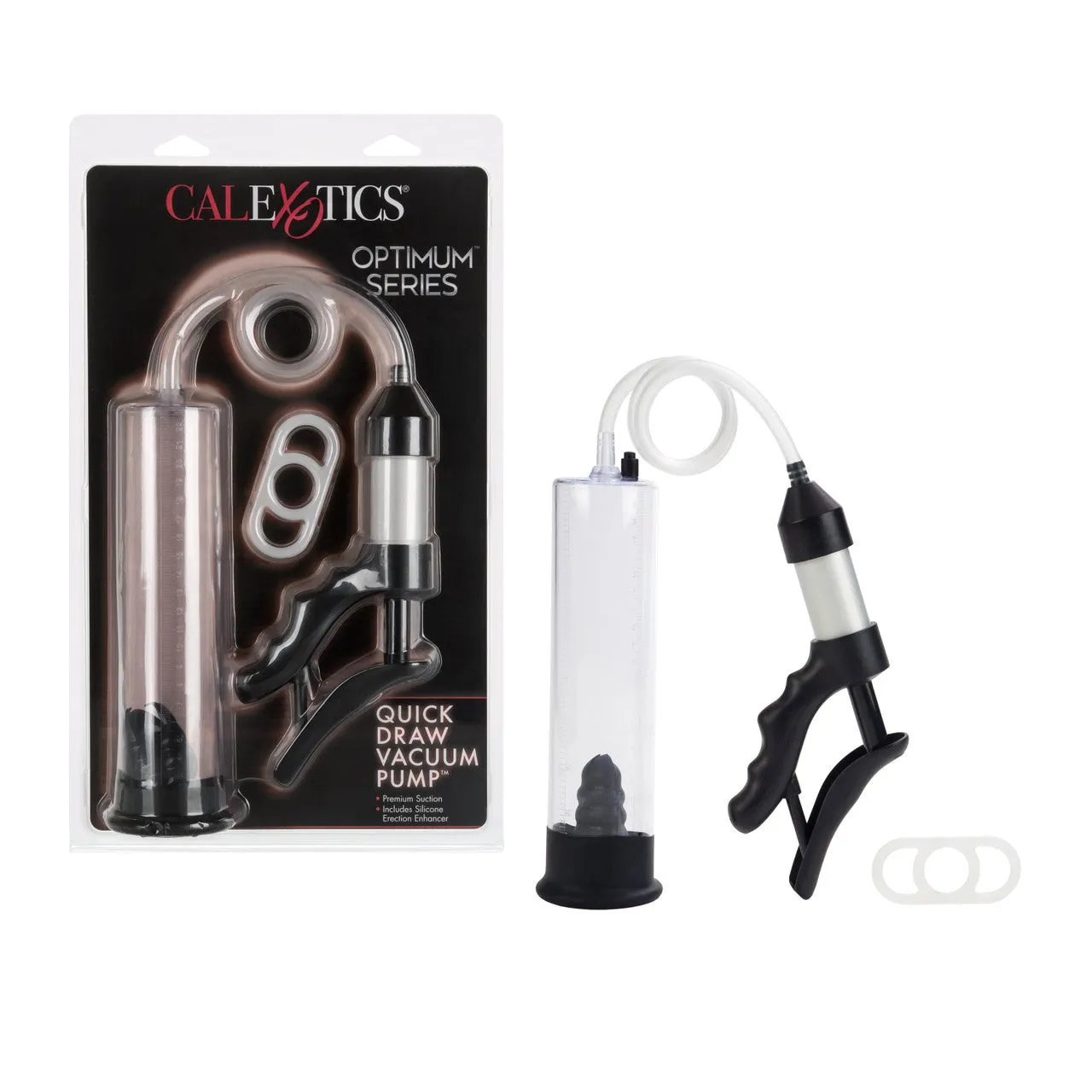 Optimum Series QUICK DRAW VACUUM PUMP Clear Penis Pump Kit