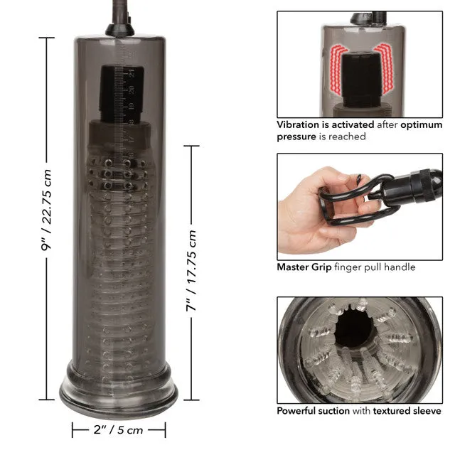 Optimum Series VIBRO AIR PUMP Rechargeable Penis Pump