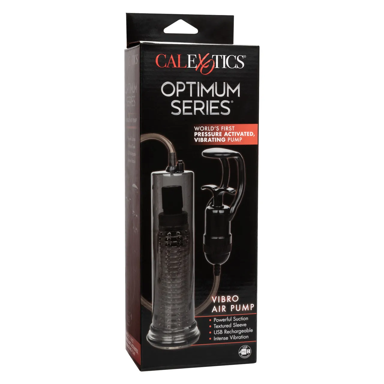 Optimum Series VIBRO AIR PUMP Rechargeable Penis Pump