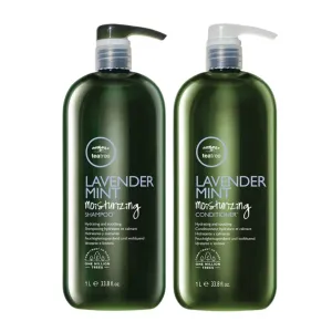 Paul Mitchell Tea Tree Lavender Mint Moisturizing Shampoo & Conditioner Duo 1000ml