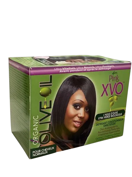 Pink Organic Olive Oil XVO Relaxer Kit Regular