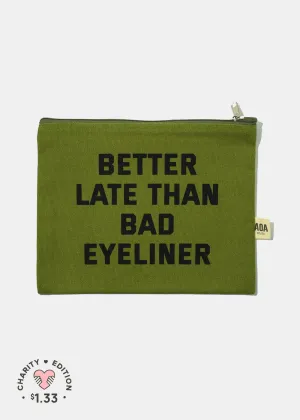 Re-Use Canvas Pouch - Eyeliner