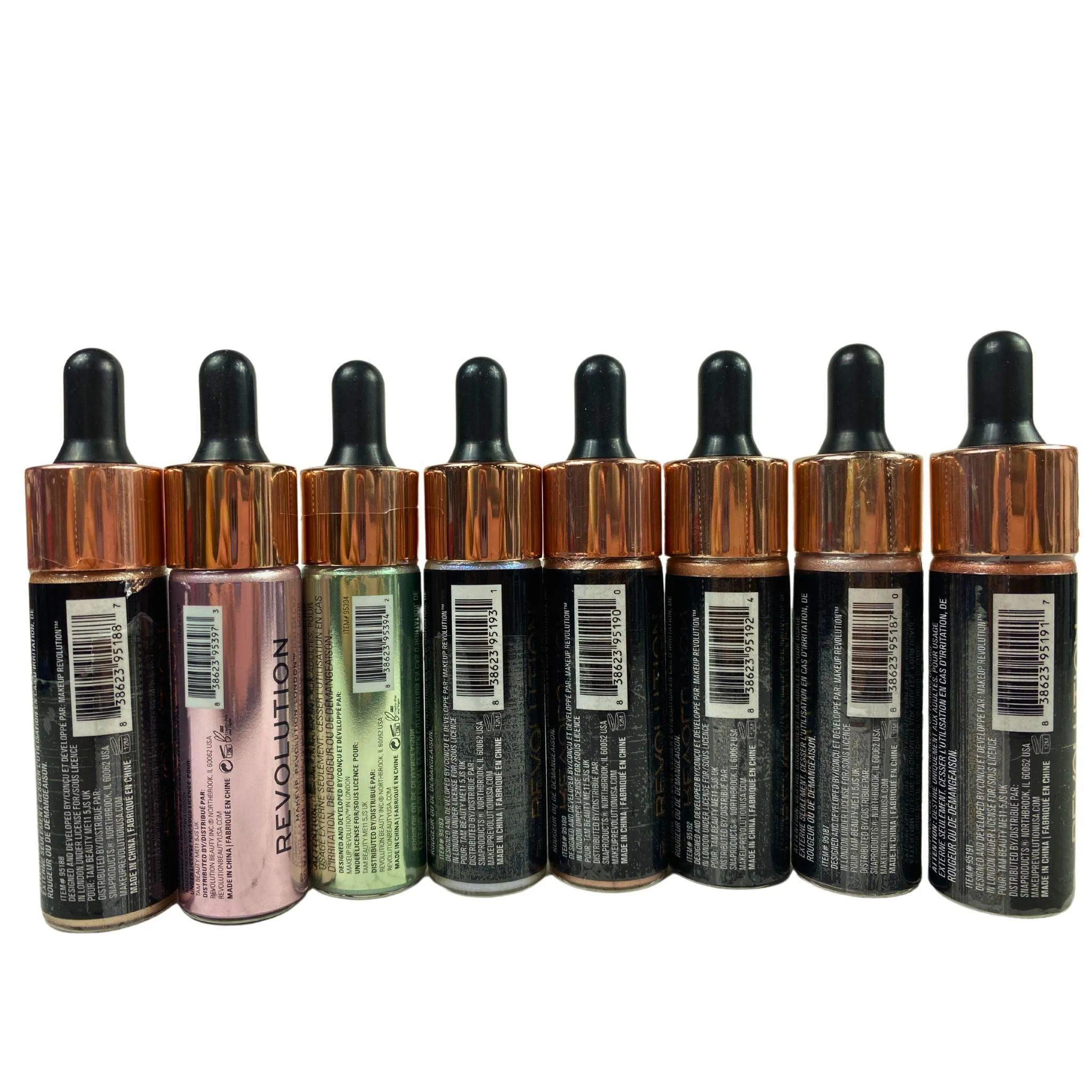 Revolution Liquid Highlighter Assorted Mix 0.61OZ (50 Pcs lot)