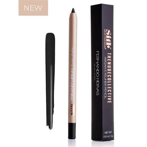 Silk x Fernando The Nude Collective Eyeliner - Dark As Night