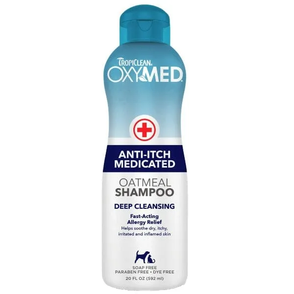 Tropiclean OxyMed Anti-Itch Medicated Oatmeal Shampoo