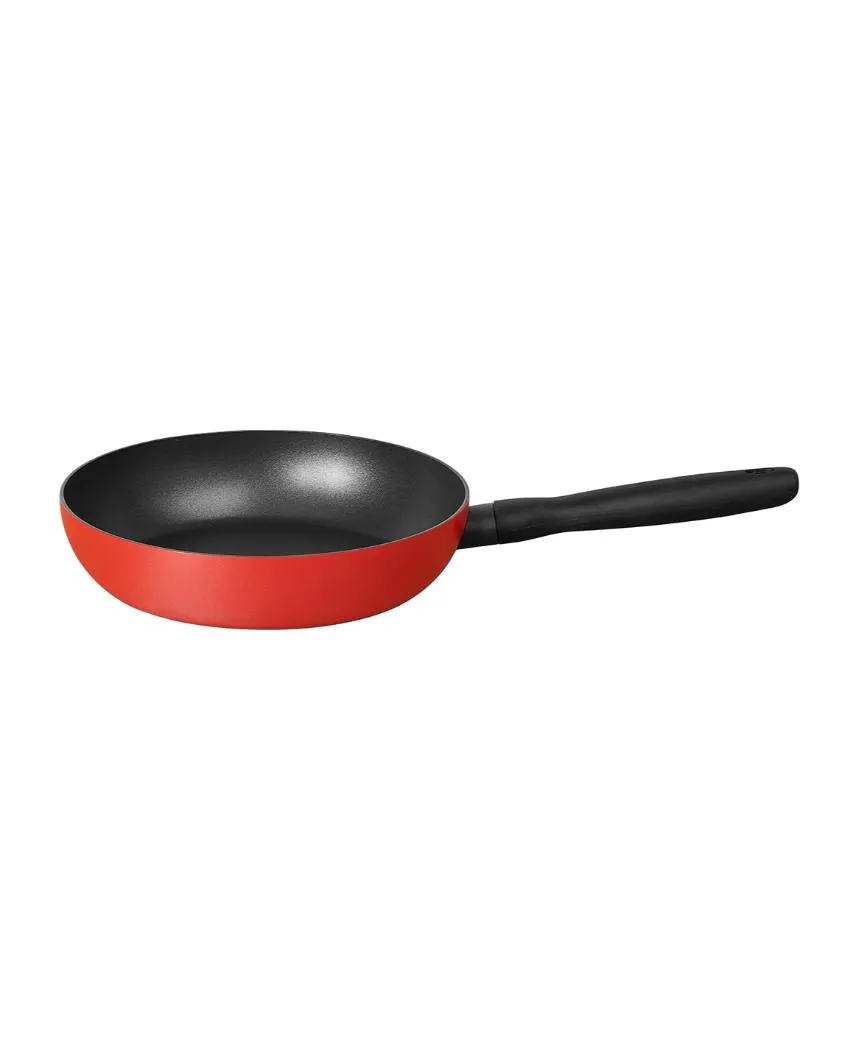 Vibrant Bauhaus Nonstick Open Frypan | 18 x 11 x 9 Inches